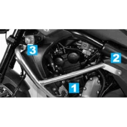 Hepco & Becker 501.220 00 01 Crashbar / Engine Guard Black For Versys 650 '06-'09