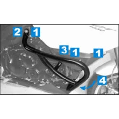 Hepco & Becker 501.711 00 01 Engine Guard For Triumph Tiger 1050