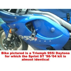 R&G Frame Sliders Classic Style - Sprint ST & Tiger 955i -Arrow Shop TTLRG CP0036BL 02