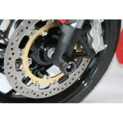 R&G Front Axle Sliders - Speed Triple '05-'10 / Tiger 1050 '07-'09