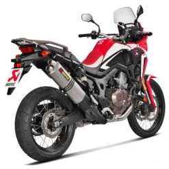 Akrapovic S-H10SO16-WT Slip-on Line Exhaust, Titanium For CRF1000L Africa Twin '16-'19