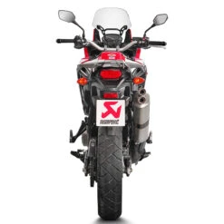 Akrapovic S-H10SO16-WT Slip-on Line Exhaust, Titanium For CRF1000L Africa Twin '16-'19 -Arrow Shop akrapovic s h10so16 wt slip on line exhaust image4