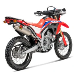 Akrapovic S-H3SO10-BNTA Slip-on Line Exhaust, Titanium For Honda CRF300L '21-