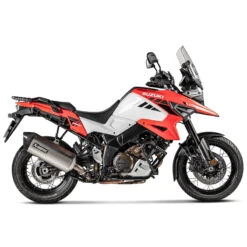 Akrapovic S-S10SO16-HAFT Slip-on Line Exhaust, Titanium For Suzuki V-Strom 1000/1050 '14- -Arrow Shop akrapovic s s10so16 haft slip on line exhaust image3