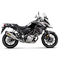Akrapovic S-S6R9-WT Racing Line Full Exhaust, Titanium For Suzuki V-Strom 650/ABS '17- -Arrow Shop akrapovic s s6r9 wt racing line full exhaust image3