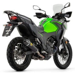 Arrow 71949XKN X-Kone Slip-on Exhaust, Nichrome Dark For Kawasaki Versys-X 300 '17-'20