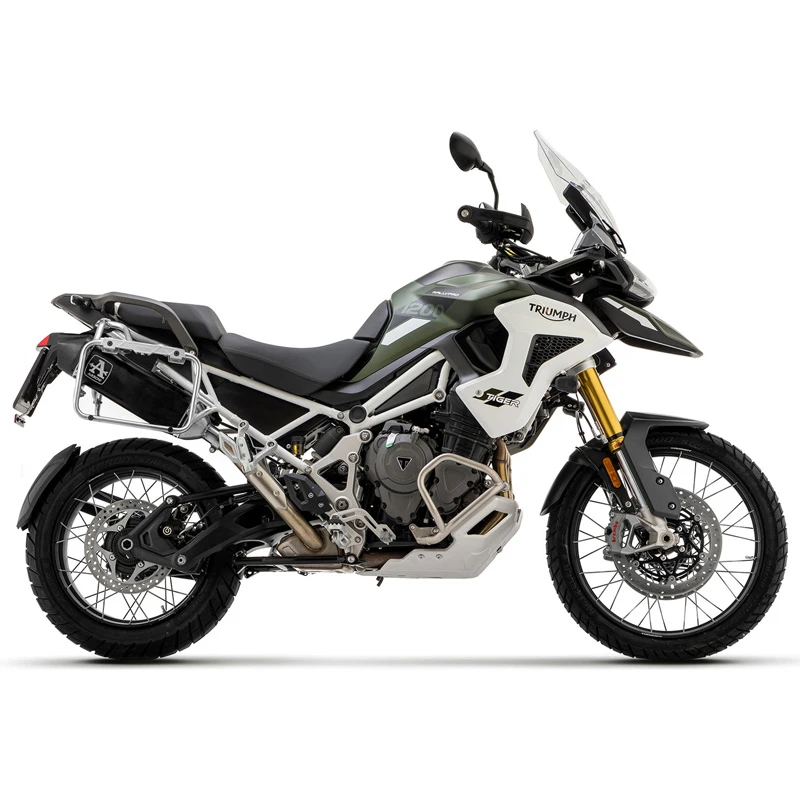 Arrow 72003VAN Veloce Racing Exhaust, Dark(for Sidebags) For Triumph Tiger 1200 '22- 1 Arrow 72003VAN Veloce Racing Exhaust, Dark(for Sidebags) For Triumph Tiger 1200 '22-