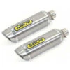 Arrow 72603PO Street Thunder Dual Exhaust, Titanium For Yamaha XT 660 R/X '04-16