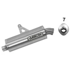 Arrow 72621AO Aluminum Maxi Race-Tech Silencer For CRF1000L Africa Twin '16-'17