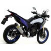 Arrow 72626PK Indy Race Slip-on Exhaust, Titanium For Yamaha Tenere 700 '19-'20