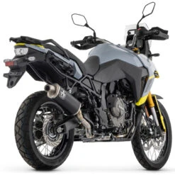 Arrow 72642AON Indy Race Slip-on Exhaust, Aluminum Dark For Suzuki V-Strom 800DE (2023-)