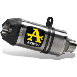 Arrow 72642PO Indy Race Slip-on Exhaust, Titanium For Suzuki V-Strom 800DE (2023-)