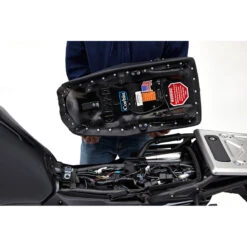 Corbin K-LR-22-DL-E Dual Platform Seat(with Heat) For Kawasaki KLR650 (2022-) -Arrow Shop corbin k lr 22 dl e dual platform seat with heat image12