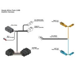 Denali DNL.WHS.22500 DialDim Lighting Controller For Honda Africa Twin 1100 (2020-) -Arrow Shop denali dnl whs 22500 dialdim lighting controller image10
