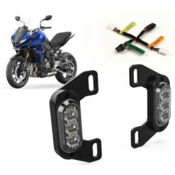 Denali DNL.WHS.23300 Rear T3 Turn Signal License Plate Kit For Triumph Tiger Sport 660 '21-