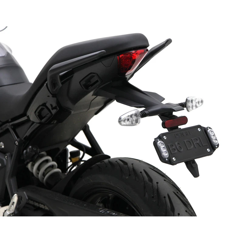 Denali DNL.WHS.23300 Rear T3 Turn Signal License Plate Kit For Triumph Tiger Sport 660 '21- 2 Denali DNL.WHS.23300 Rear T3 Turn Signal License Plate Kit For Triumph Tiger Sport 660 '21- - Image 2