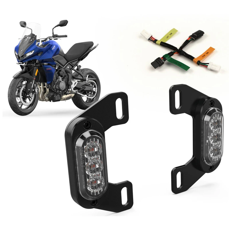 Denali DNL.WHS.23300 Rear T3 Turn Signal License Plate Kit For Triumph Tiger Sport 660 '21- 1 Denali DNL.WHS.23300 Rear T3 Turn Signal License Plate Kit For Triumph Tiger Sport 660 '21-