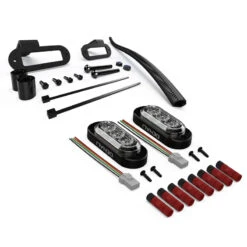 Denali LAH.08.11000 Plug-&-Play Fork Mounted T3 Turn Signal Kit For Kawasaki KLR650 '22- -Arrow Shop denali lah 08 11000 fork mounted t3 turn signals image5