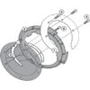 Givi BF02 Easy Lock Tank Ring BF02 For Select Aprilia, Benelli, MV Agusta, And Triumph
