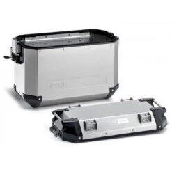 Givi Trekker Outback Side Cases - 37 Liters -Arrow Shop givi obk37al outback 37 liter case aluminum11 1
