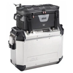 Givi Trekker Outback Side Cases - 37 Liters -Arrow Shop givi obk37al outback 37 liter case aluminum8 1