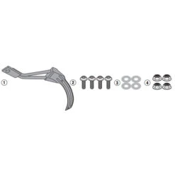 Givi RM1178KIT Rear Hugger Fitting Kit For Honda CRF1100L (2020-)