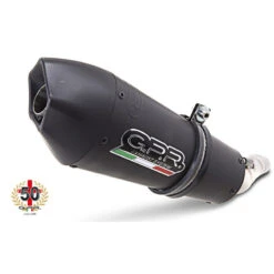 GPR E4.S.191.GPAN.BLT GP Evo4 Black Slip-on Exhaust Suzuki V-strom DL1000 (2017-)