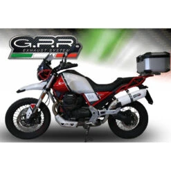 GPR E4.GU.61.ALBE4 Albus Evo4 Slip-on Exhaust For Moto Guzzi V85 TT (2019-) -Arrow Shop gpr e4 gu 61 albe4 albus evo4 slip on exhaust image3