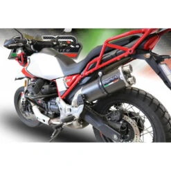 GPR E4.GU.61.DUAL.CA Dual Evo4 Carbon Slip-on Exhaust For Moto Guzzi V85 TT (2019-)
