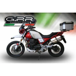 GPR E4.GU.61.GPAN.TO GP Evo4 Titanium Slip-on Exhaust For Moto Guzzi V85 TT (2019-) -Arrow Shop gpr e4 gu 61 gpan to gp evo4 titanium exhaust image3