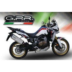 GPR E4.H.226.SOIN Sonic Inox Slip-on Exhaust For Honda CRF1000L (2018-2019) -Arrow Shop gpr e4 h 226 soin sonic inox slip on exhaust image3