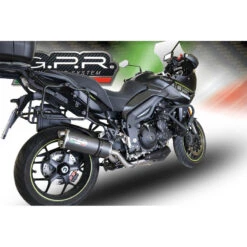 GPR E4.T.86.DUAL.CA Dual Carbon Slip-on Exhaust For Triumph Tiger 1050 (2016-2019)
