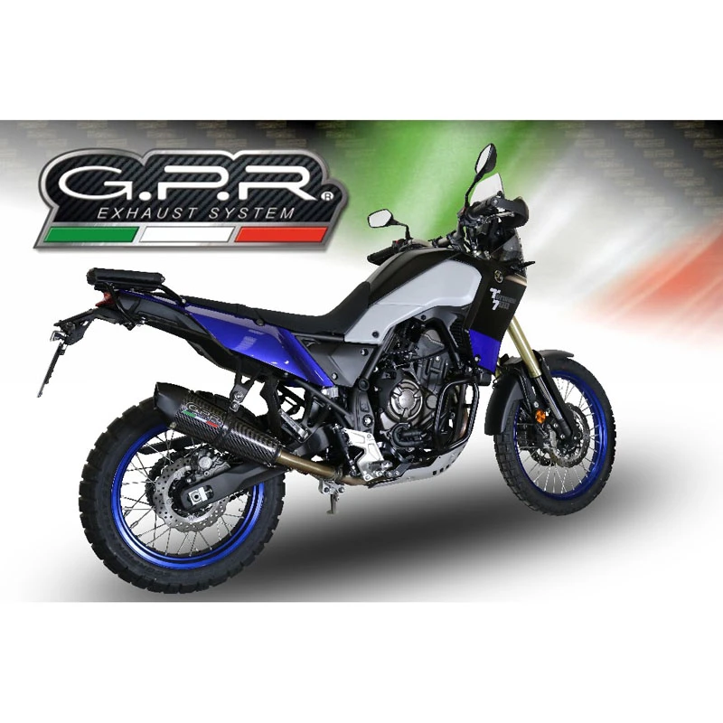 GPR E4.Y.208.GPAN.PO GP Evo4 Poppy Slip-on Exhaust For Yamaha Tenere 700 (2019-) 2 GPR E4.Y.208.GPAN.PO GP Evo4 Poppy Slip-on Exhaust For Yamaha Tenere 700 (2019-) - Image 2