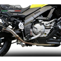 GPR S.200.SAT Satinox Full Exhaust For Suzuki V-Strom 650 (2017-) -Arrow Shop gpr s 200 sat satinox full exhaust image3