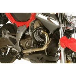 Hepco & Becker 501.507 Engine Guard, Black For Moto Guzzi Breva V 850 / 1100 / 1200 -Arrow Shop hepco becker 501 507 engine guard breva v 850 image3