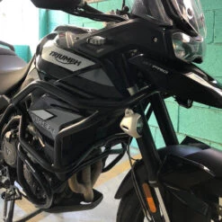 Hepco & Becker 509.7605 00 01 Tank Guard, Black For Triumph Tiger 900 Rally / GT / Pro