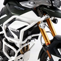 Hepco & Becker 509.7605 00 03 Tank Guard, White For Triumph Tiger 900 Rally / GT / Pro