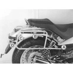 Hepco & Becker 650.534 Side Carrier, Chrome For Moto Guzzi Nevada, V750IE From 2004