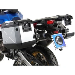 Hepco & Becker 651.9510 00 22 Cutout Side Carrier With Cases Honda Africa Twin (2018-) -Arrow Shop hepco becker 651 9510 00 22 01 40 cutout carrier image6