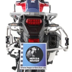 Hepco & Becker 651.994 00 22-40 Cutout Side Carrier W/ Cases Honda CRF1000L '16-'17 -Arrow Shop hepco becker 651 994 00 22 40 cutout side carrier image5