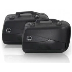 Hepco & Becker Junior Flash Sidecase Set Black 30 Liter Left & 40 Liter Right