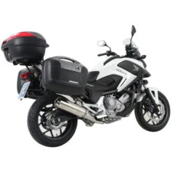 Hepco & Becker 650.973 00 01 Lock-it Side Carrier For Honda NC700X '12-'13, NC750X/DC '14-'20 -Arrow Shop hepco becker lock it side carrier nc700x image4