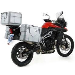 Hepco & Becker 650.7505 Lock-it Side Carrier For Triumph Tiger 800, XC -Arrow Shop hepco lockit side carrier Triumph Tiger 800 03