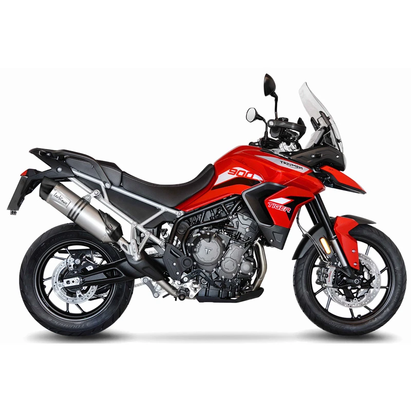 LeoVince 14352E LV One Evo Slip-on Exhaust, Stainless For Tiger 900 '20- 2 LeoVince 14352E LV One Evo Slip-on Exhaust, Stainless For Tiger 900 '20- - Image 2