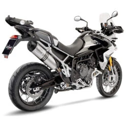 LeoVince 14352E LV One Evo Slip-on Exhaust, Stainless For Tiger 900 '20- 10 LeoVince 14352E LV One Evo Slip-on Exhaust, Stainless For Tiger 900 '20- -Arrow Shop leovince 14352e lv one evo slip on exhaust image3