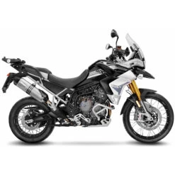 LeoVince 14352E LV One Evo Slip-on Exhaust, Stainless For Tiger 900 '20- 11 LeoVince 14352E LV One Evo Slip-on Exhaust, Stainless For Tiger 900 '20- -Arrow Shop leovince 14352e lv one evo slip on exhaust image4