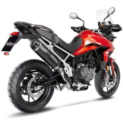 LeoVince 14352EB LV One Evo Black Edition Slip-on Exhaust For Triumph Tiger 900/850