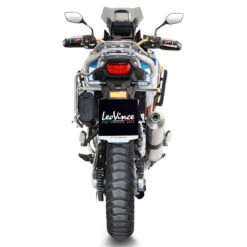 LeoVince 14355E LV One Evo Slip-on Exhaust, Stainless For Honda Africa Twin '20- -Arrow Shop leovince 14355e lv one evo slip on exhaust image3