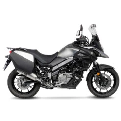 LeoVince 14377E LV One Evo Slip-on Exhaust, Stainless For Suzuki V-Strom 650/XT '17- -Arrow Shop leovince 14377e lv one evo slip on exhaust image4