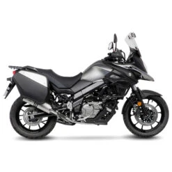 LeoVince 14377EB LV One Evo Slip-on Exhaust, Black For Suzuki V-Strom 650/XT '17- -Arrow Shop leovince 14377eb lv one evo slip on exhaust image4